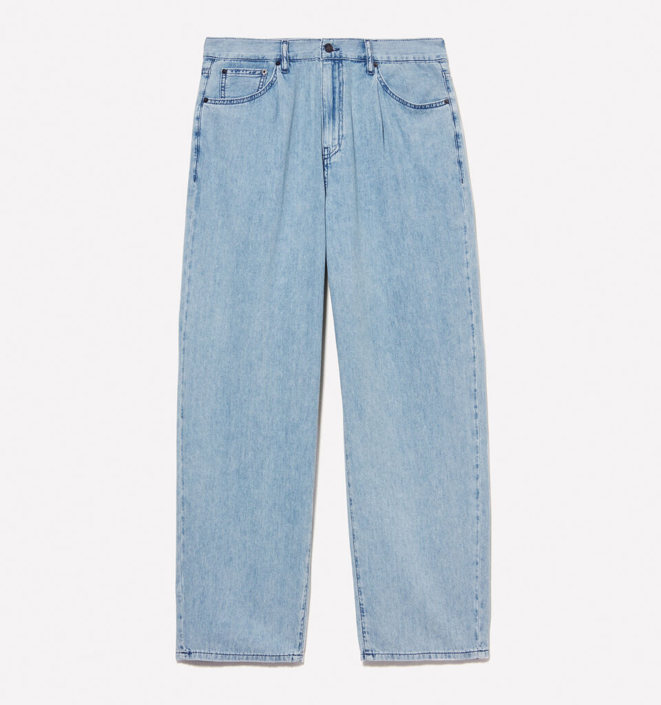 Jeans chiaro relaxed fit - jeans larghi da uomo - Azzurro | Sisley image number 6